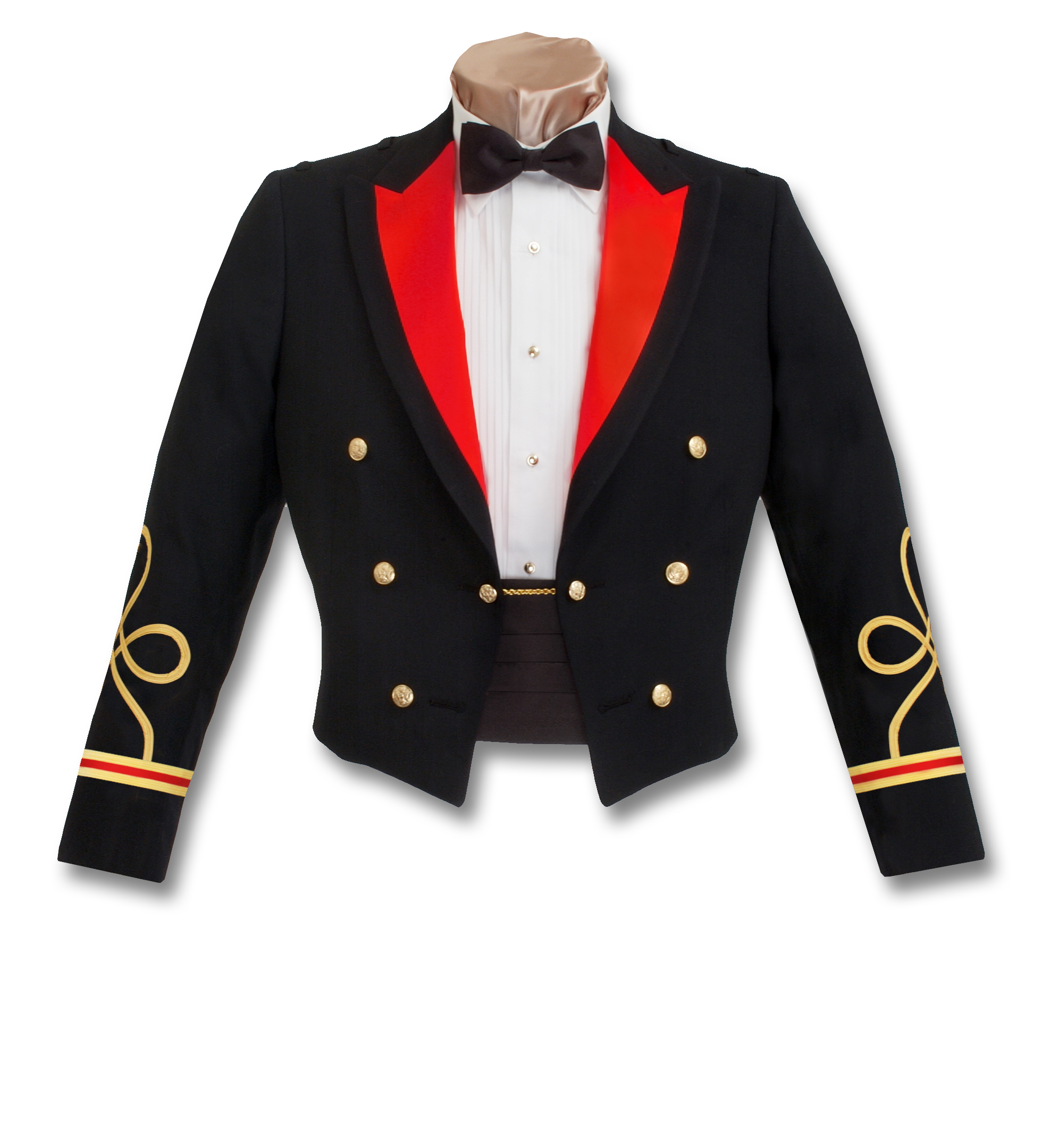 Male Tropical Blue Mess Jacket | Marlow White Male Tropical Blue Mess Jacket | Marlow White