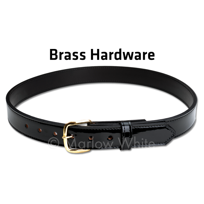 Black Leather, Hi-Gloss Dress Belt