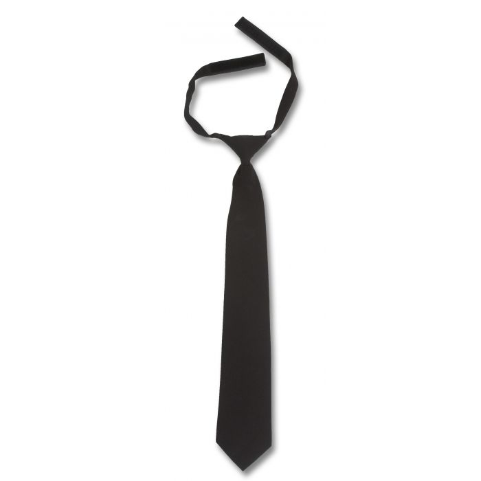 Regular Black Tie - Velcro wrap around