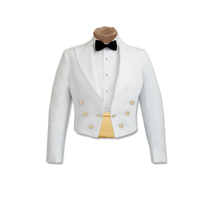 Civilian Male White Dinner Jacket