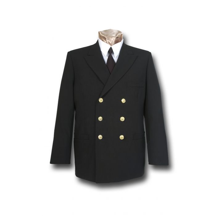 First Responder Double-Breasted Dress Coat - Marlow White