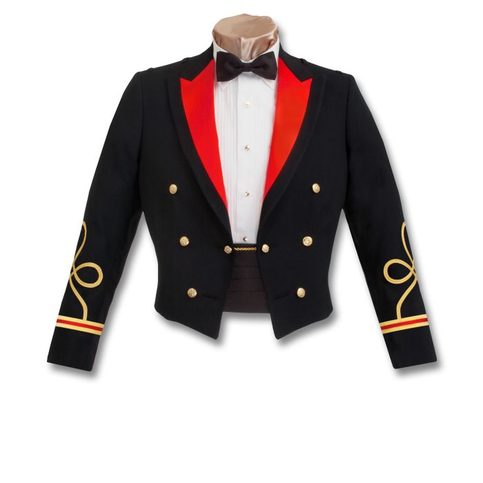 Male Tropical Blue Mess Jacket