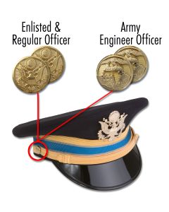 Army Cap Buttons