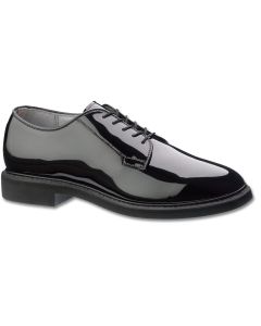 Men's Black High Gloss Low Quarter Shoe
