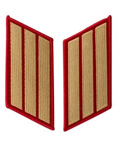 USMC Male Gold on Red Service Stripes