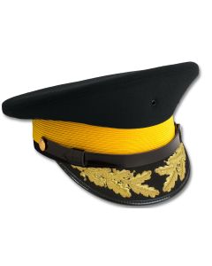 Round Style Service Cap with Gold Bullion Scrambles
