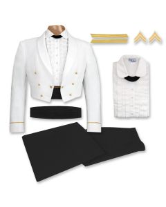 Female Jr. Enlisted & Jr. NCO Army White Evening Mess Uniform Package