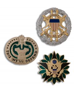 Army Non-Tarnish Identification Badges