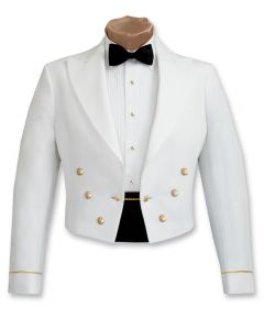 Male Enlisted Army White Mess Jacket