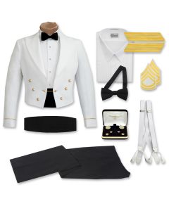 Male Sr. NCO Army White Mess Uniform Package