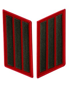 USMC Male Green on Red Service Stripes