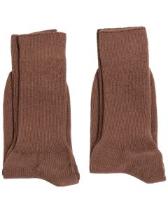 Package of 3-Pair AGSU Socks, Heritage Walnut