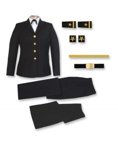 Female Navy Service Dress Blue Commissioning Package