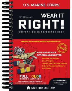 Wear it Right! USMC Uniform Guide