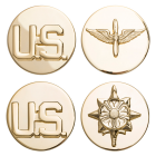 Non-tarnish Army Enlisted MOS & US Insignia