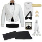 Male Jr. Enlisted/Jr. NCO Army White Mess Uniform Package