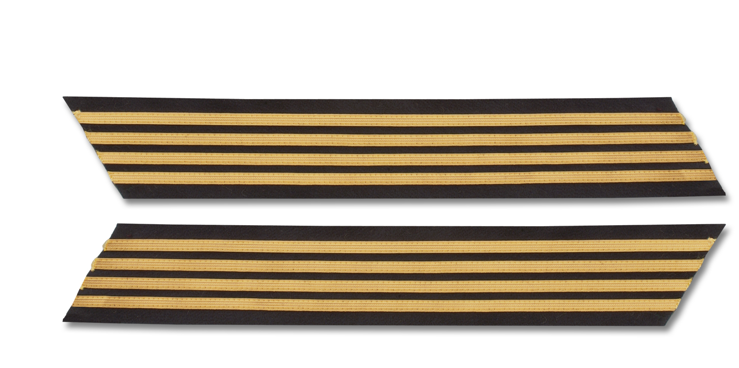 Female Army Blue Service Stripes | Marlow White