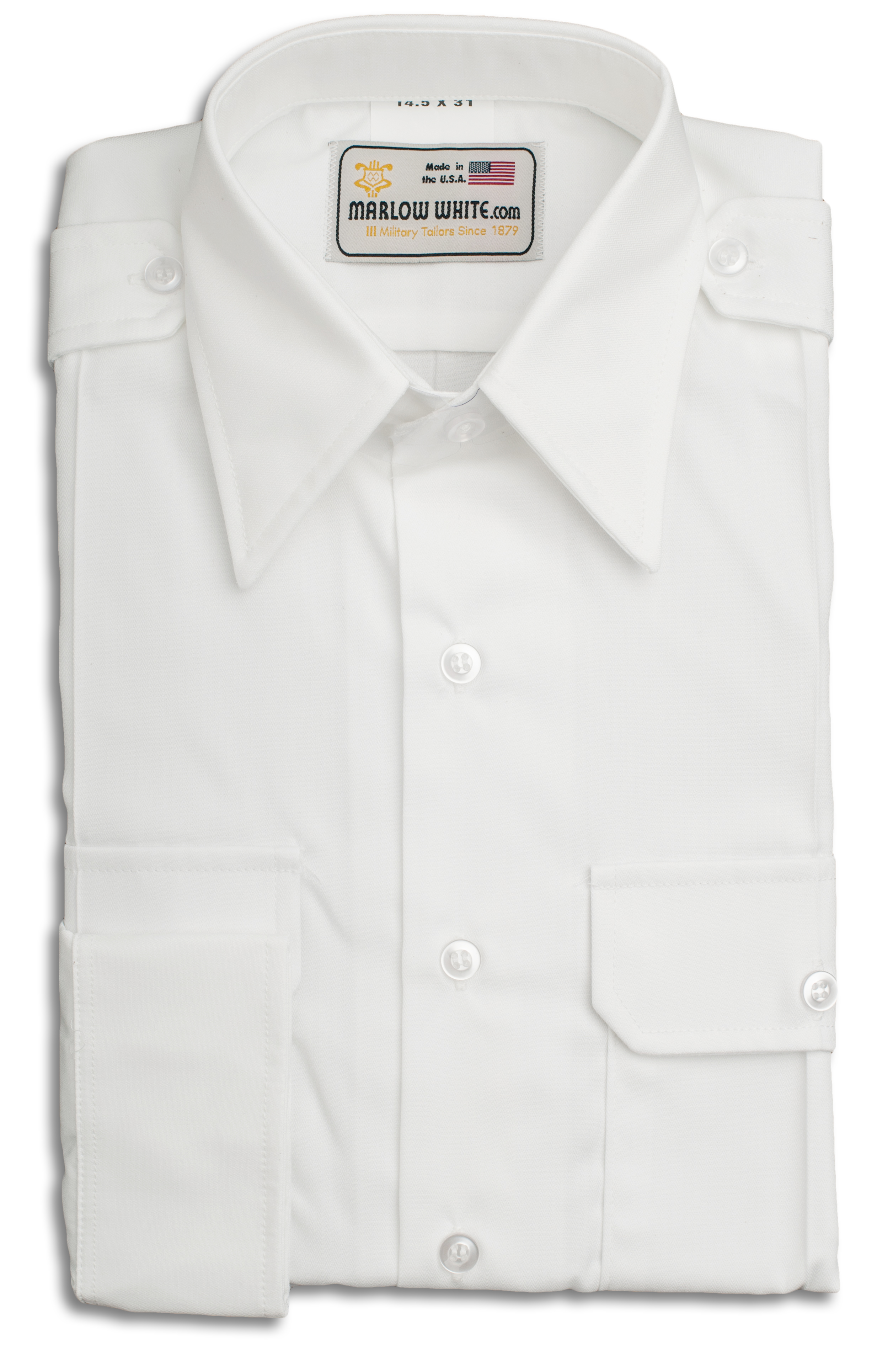ASU Long Sleeve White Shirt – Male – Marlow White | Marlow White