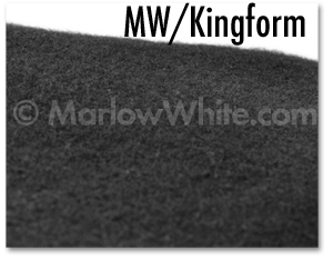 Photo of: Marlow White/Kingform pre-shaven beret's wool