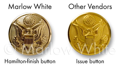 Comparison of Marlow White button vs. other button.