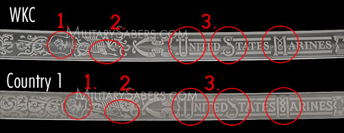 Comparison of Mameluke Etches