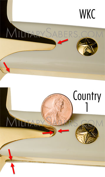 Comparison of Mameluke Sword Components' Fit