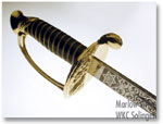 detail: marine sword